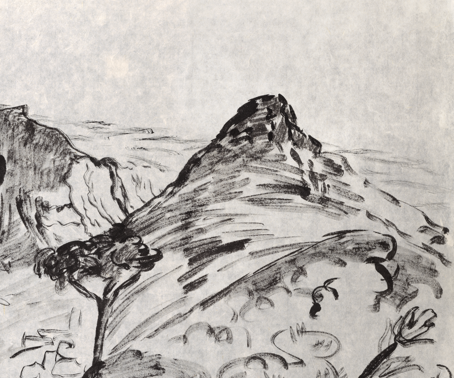 Table Mountain from Signal Hill Print