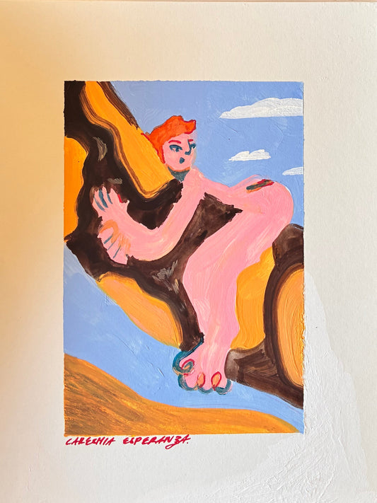 Riding a Giraffe Butt Naked